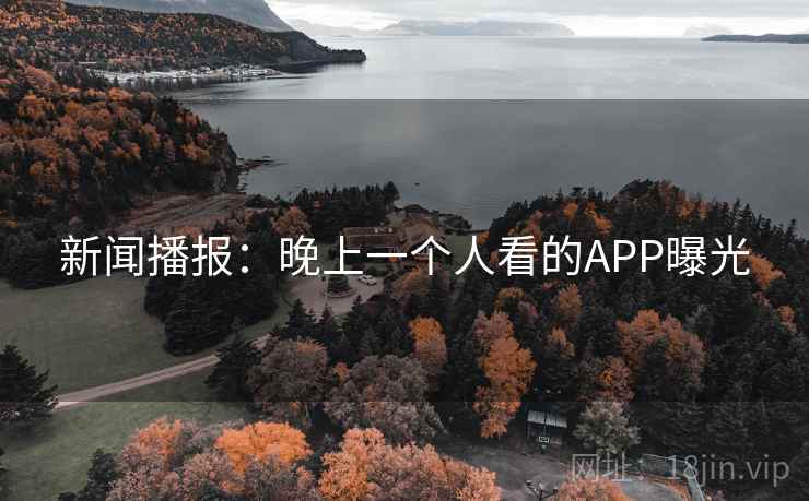 新闻播报：晚上一个人看的APP曝光